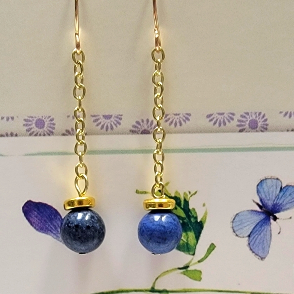 Dumortierite Earrings